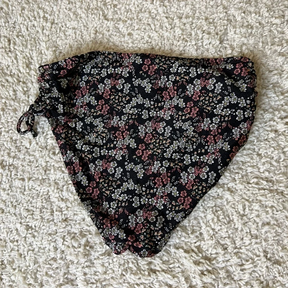 Girls Size 16 Chelsea & Violet Black Floral Bikini Set